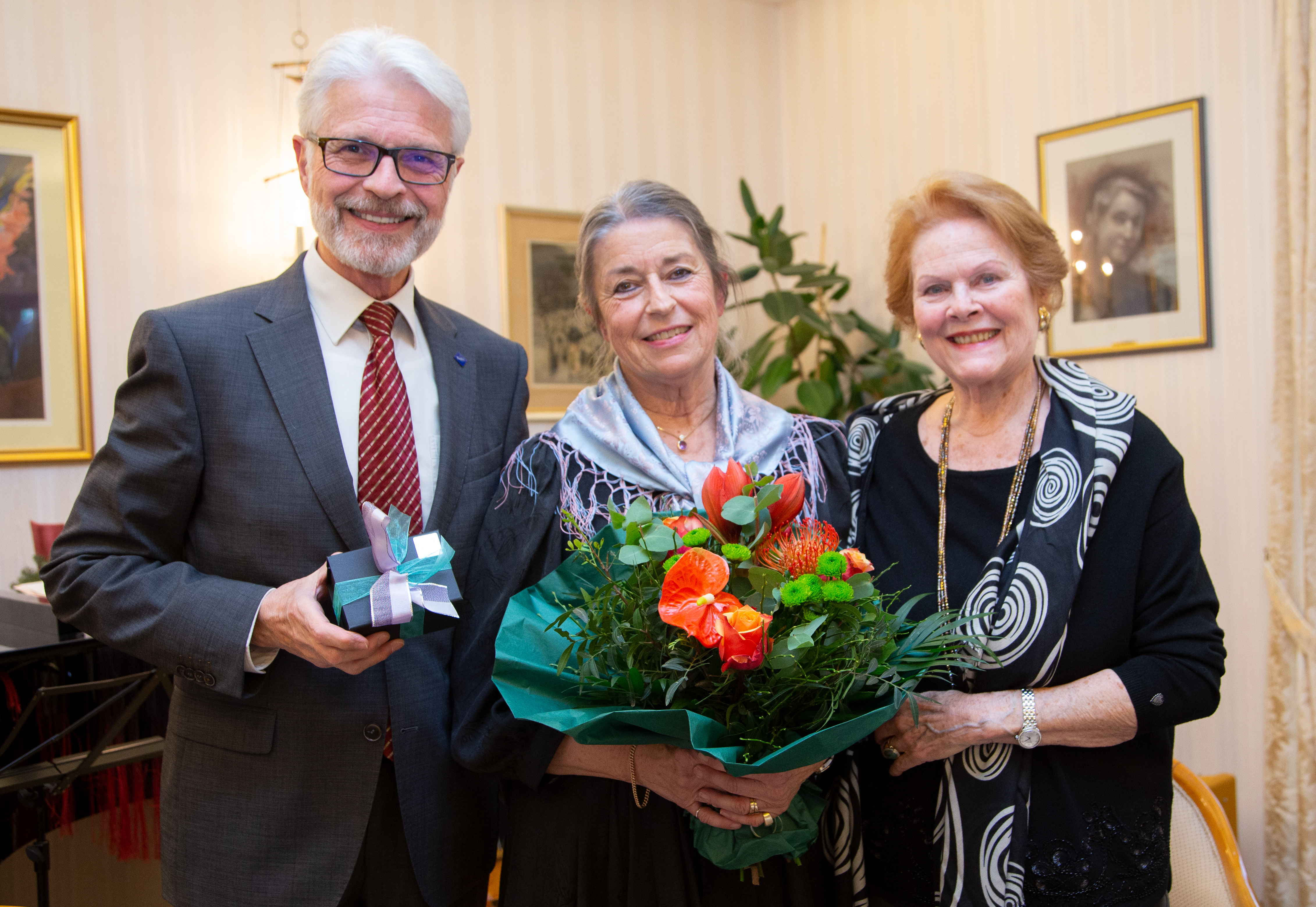 StR Ernst Schebesta, Anneliese Fritthum und Gabriele Jacoby